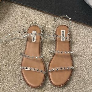 Steve Madden spiked strappy flat